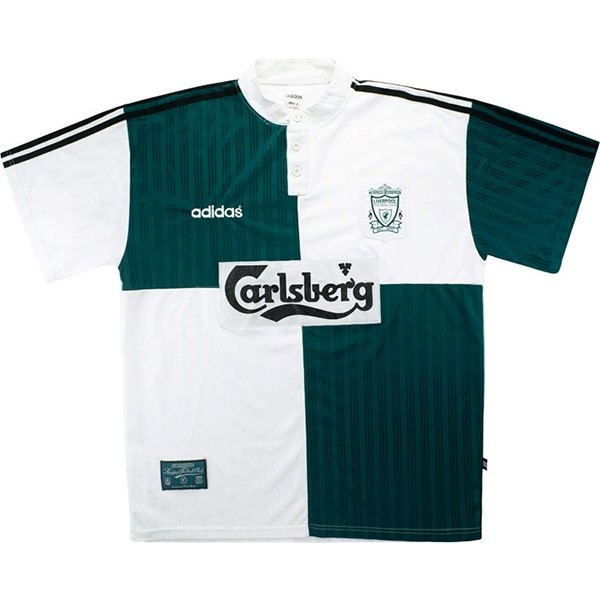 Thailand Trikot Liverpool Auswarts Retro 1995 1996 Grün Fussballtrikots Günstig